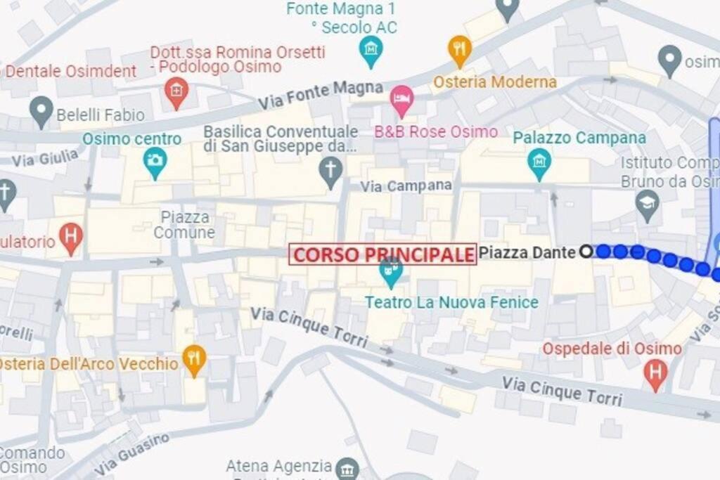 Osimo Nel Cuore Del Centro, Free Wi-Fi E Netflixアパートメント エクステリア 写真